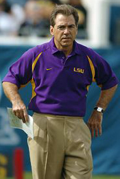 LSU Coach Nick Saban